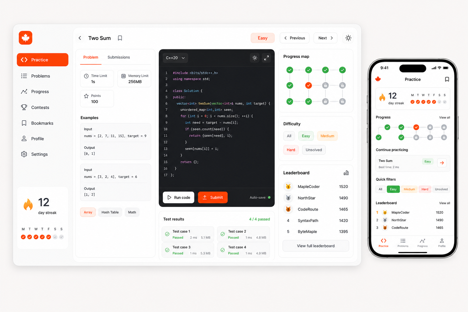 Maple Code Contest Practice